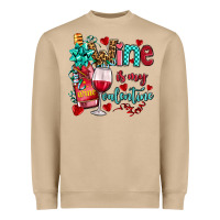Mushroom wine is my valentine olivia Heavyweight Sweatshirt - OliviaCreatesArt