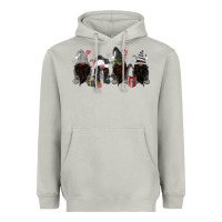 Moon Dust grey christmas afro gnomies Heavyweight Hoodie - MaliasSmallBusiness