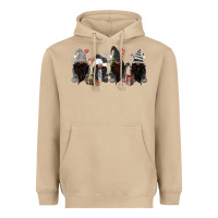 Mushroom grey christmas afro gnomies Heavyweight Hoodie - MaliasSmallBusiness