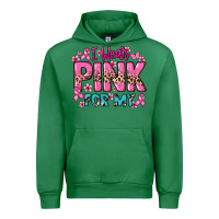 Emerald I wear pink for my custom name Cancer Awareness Urban Hoodie - HowdyJamesFarm