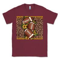 Burgundy American football Classic Tee - JahusDesignShop