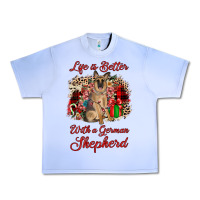 Grape Ice Christmas life is better with a german shepherd Urban Heavy Tee - JahusDesignShop