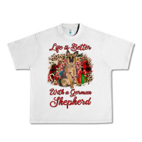 Lunar Rock Christmas life is better with a german shepherd Urban Heavy Tee - JahusDesignShop