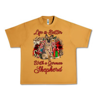 Peanut Butter Christmas life is better with a german shepherd Urban Heavy Tee - JahusDesignShop