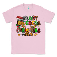 Bubblegum Pink hot cocoa and christmas movies Classic Tee - AdoDesignShop