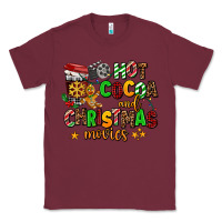 Burgundy hot cocoa and christmas movies Classic Tee - AdoDesignShop