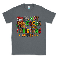 Charcoal Heather hot cocoa and christmas movies Classic Tee - AdoDesignShop