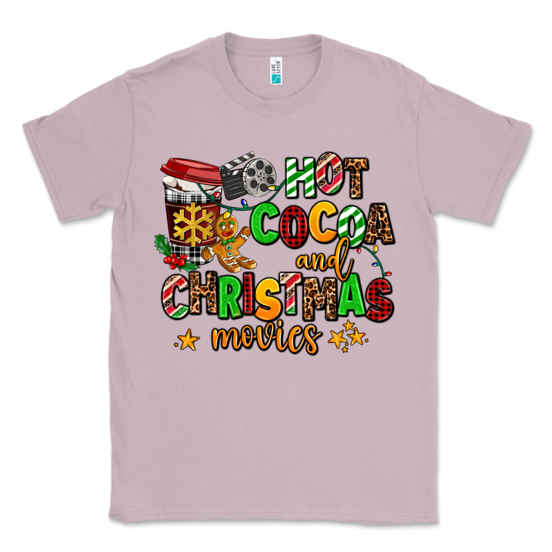 Hot Cocoa And Christmas Movies Classic Tee by AdoDesignShop | Teevron
