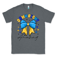 Charcoal Heather Down Right Amazing Classic Tee - CowhideDigitalArt