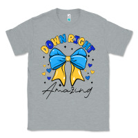 Heather Grey Down Right Amazing Classic Tee - CowhideDigitalArt