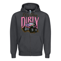 Smoke let's play dirty Zipper Hoodie - MaliasSmallBusiness