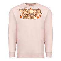 Pale Pink Thankful Mama Premium Sweatshirt - MaliasSmallBusiness