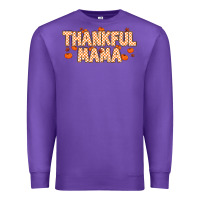 Purple Thankful Mama Premium Sweatshirt - MaliasSmallBusiness