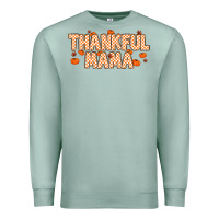 Seafoam Thankful Mama Premium Sweatshirt - MaliasSmallBusiness