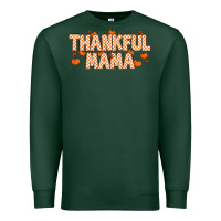 Sports Green Thankful Mama Premium Sweatshirt - MaliasSmallBusiness