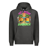 Charcoal Heather hot mom summer Premium Hoodie - BarkalooDesign