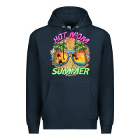 Navy hot mom summer Premium Hoodie - BarkalooDesign