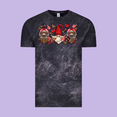 American Football Gnome Vintage Tee Designed By Hra Design Shop