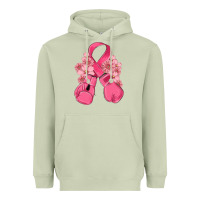 Matcha breast cancer with boxing gloves Heavyweight Hoodie - MaliasSmallBusiness