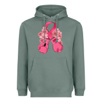Sage breast cancer with boxing gloves Heavyweight Hoodie - MaliasSmallBusiness