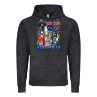 Vintage Black Dead inside but it's the 4th of July Vintage Hoodie - CowGirlArtShop