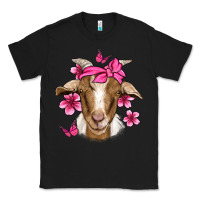 Black pink floral bandana goat Classic Tee - Jasminsmagicworld
