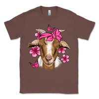Chestnut pink floral bandana goat Classic Tee - Jasminsmagicworld