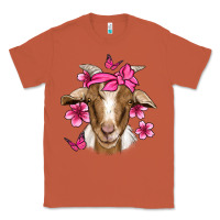 Copper pink floral bandana goat Classic Tee - Jasminsmagicworld