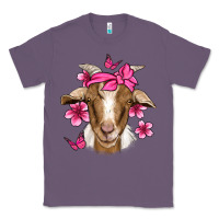 Lavender pink floral bandana goat Classic Tee - Jasminsmagicworld