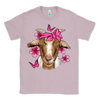 Lilac pink floral bandana goat Classic Tee - Jasminsmagicworld