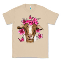 Mushroom pink floral bandana goat Classic Tee - Jasminsmagicworld