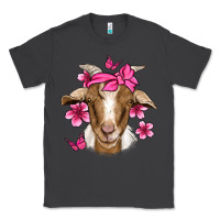 Smoke pink floral bandana goat Classic Tee - Jasminsmagicworld