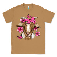 Toasted Coconut pink floral bandana goat Classic Tee - Jasminsmagicworld