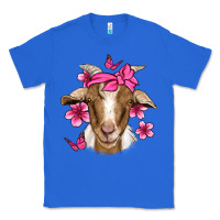 True Royal pink floral bandana goat Classic Tee - Jasminsmagicworld