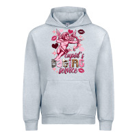Heather Grey Cupid's dating service Valentine's Day Urban Hoodie - HowdyJamesFarm