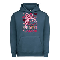 Pigment Midnight Navy Cupid's dating service Valentine's Day Urban Hoodie - HowdyJamesFarm