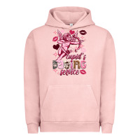 Pigment Salmon Cupid's dating service Valentine's Day Urban Hoodie - HowdyJamesFarm