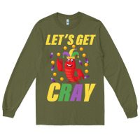 Army Green Let's Get Cray Long Sleeve Tee - Bettercallsaul