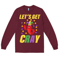 Burgundy Let's Get Cray Long Sleeve Tee - Bettercallsaul