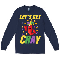Navy Let's Get Cray Long Sleeve Tee - Bettercallsaul