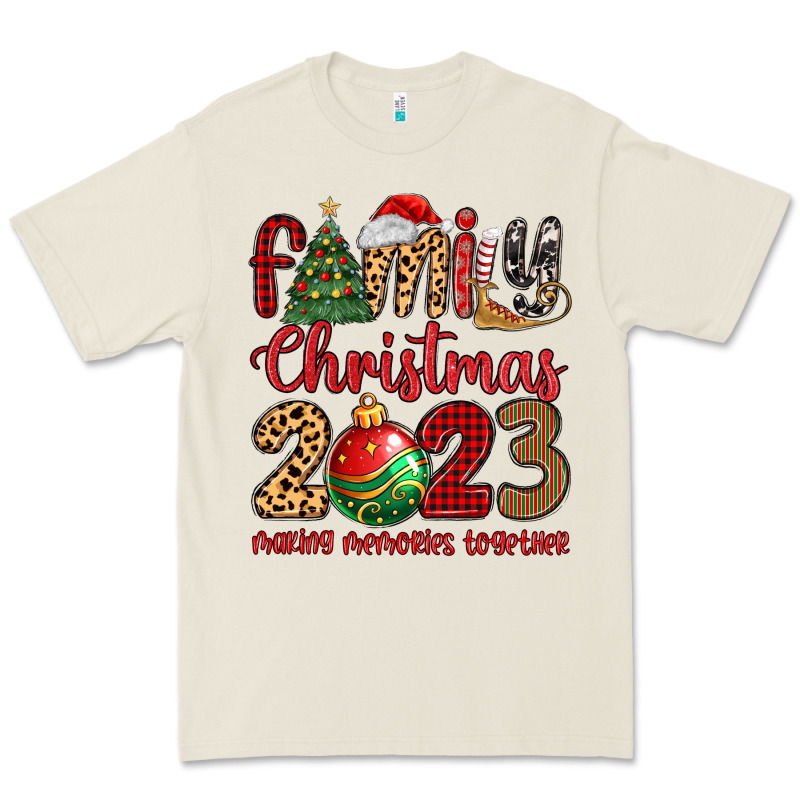 Family Christmas 2023 Making Memories Together Premium Tee by MaliasSmallBusiness | Teevron