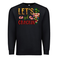Black Let's get crackin Christmas Premium Sweatshirt - NancyCooperArtShop