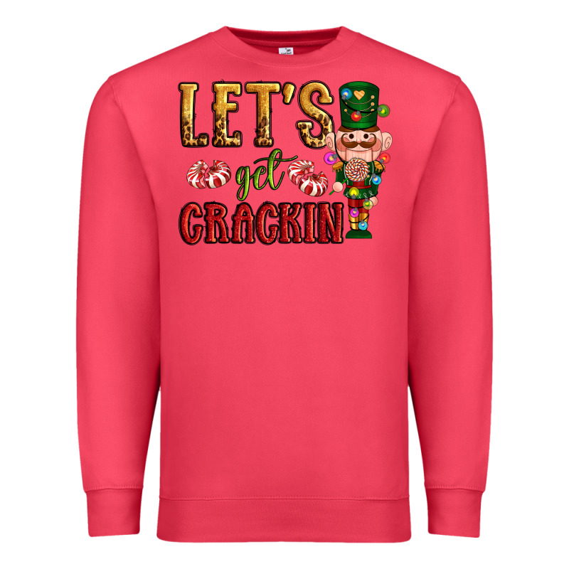 Let's Get Crackin Christmas Premium Sweatshirt by NancyCooperArtShop | Teevron