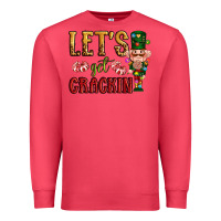Cardinal Let's get crackin Christmas Premium Sweatshirt - NancyCooperArtShop