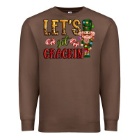 Chestnut Let's get crackin Christmas Premium Sweatshirt - NancyCooperArtShop