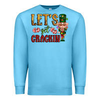 Ocean Blue Let's get crackin Christmas Premium Sweatshirt - NancyCooperArtShop