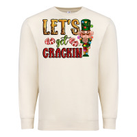 Sandshell Let's get crackin Christmas Premium Sweatshirt - NancyCooperArtShop