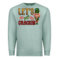 Seafoam Let's get crackin Christmas Premium Sweatshirt - NancyCooperArtShop