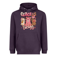Plum conchas and cucuys mexican desert ghosts Heavyweight Hoodie - MaliasSmallBusiness