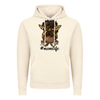 Vintage Artic afro messy bun mom life Vintage Hoodie - HRA Design Shop